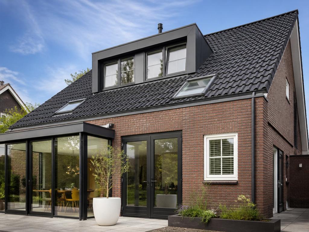 Uitbouw met dakkapel